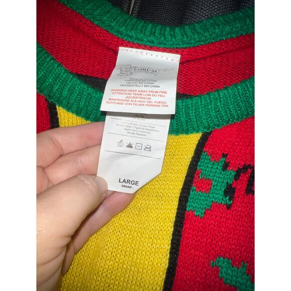 Ugly Christmas Sweater Xmas Size Large - Picture 2 of 3